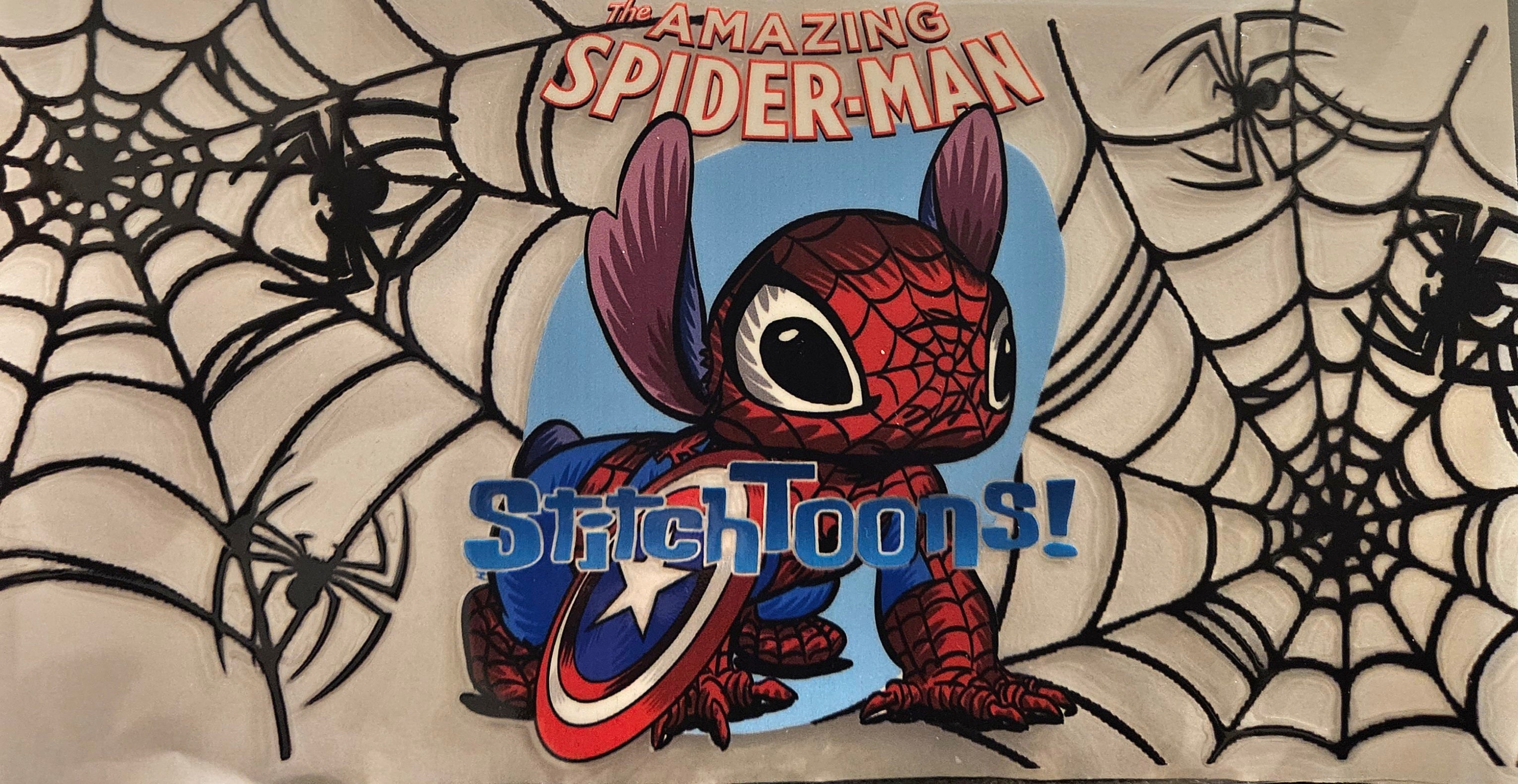 Cup Wrap-Stitch Spiderman