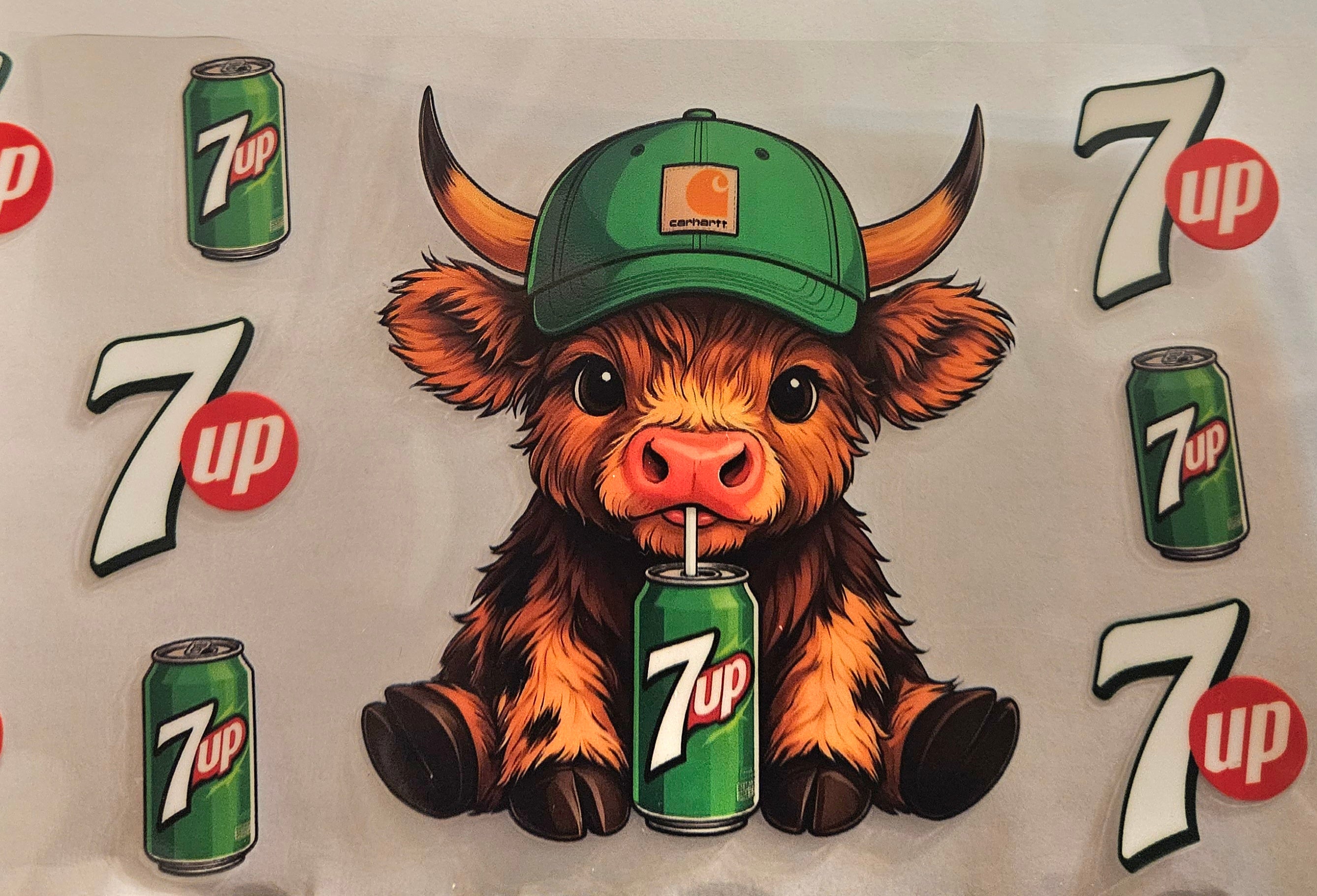 Cup Wrap-Sprite Highland Cow