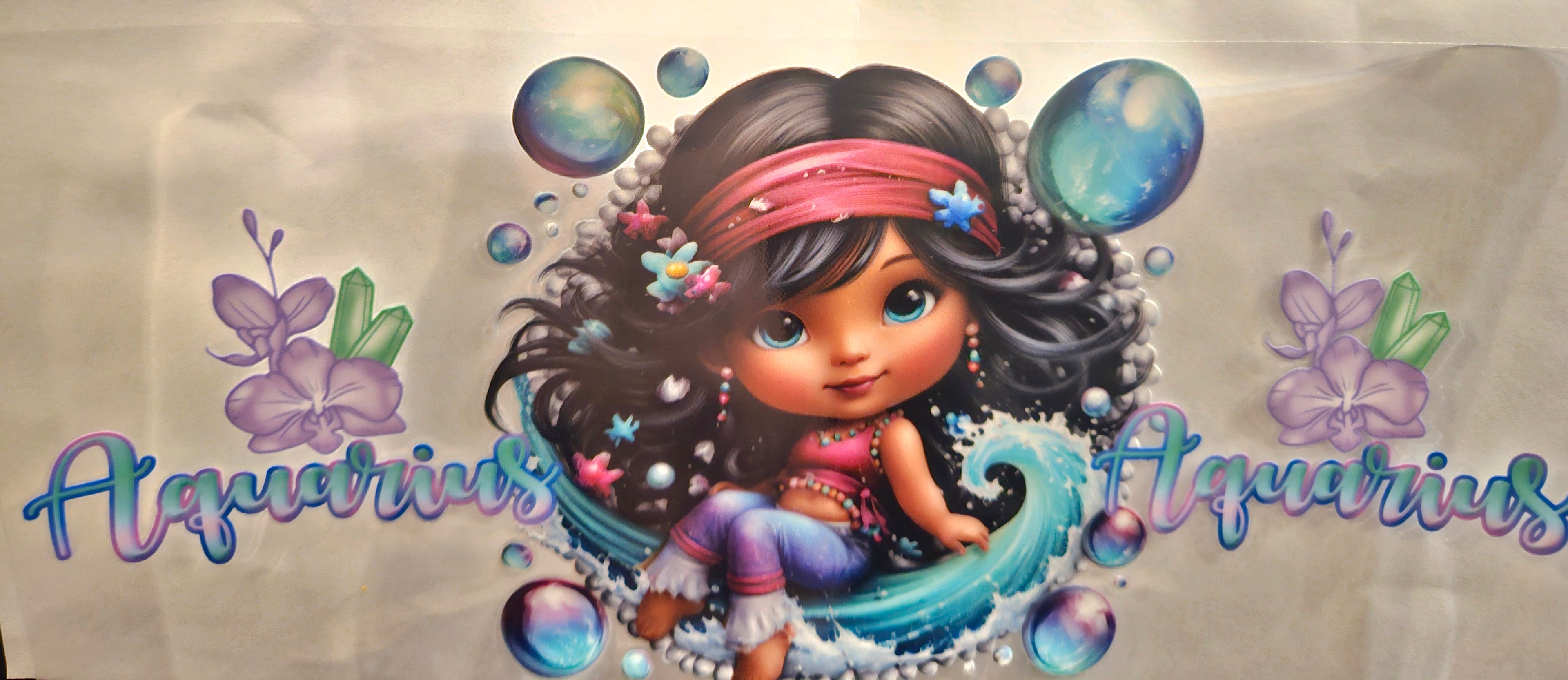 Cup Wrap-Aquarius Sign