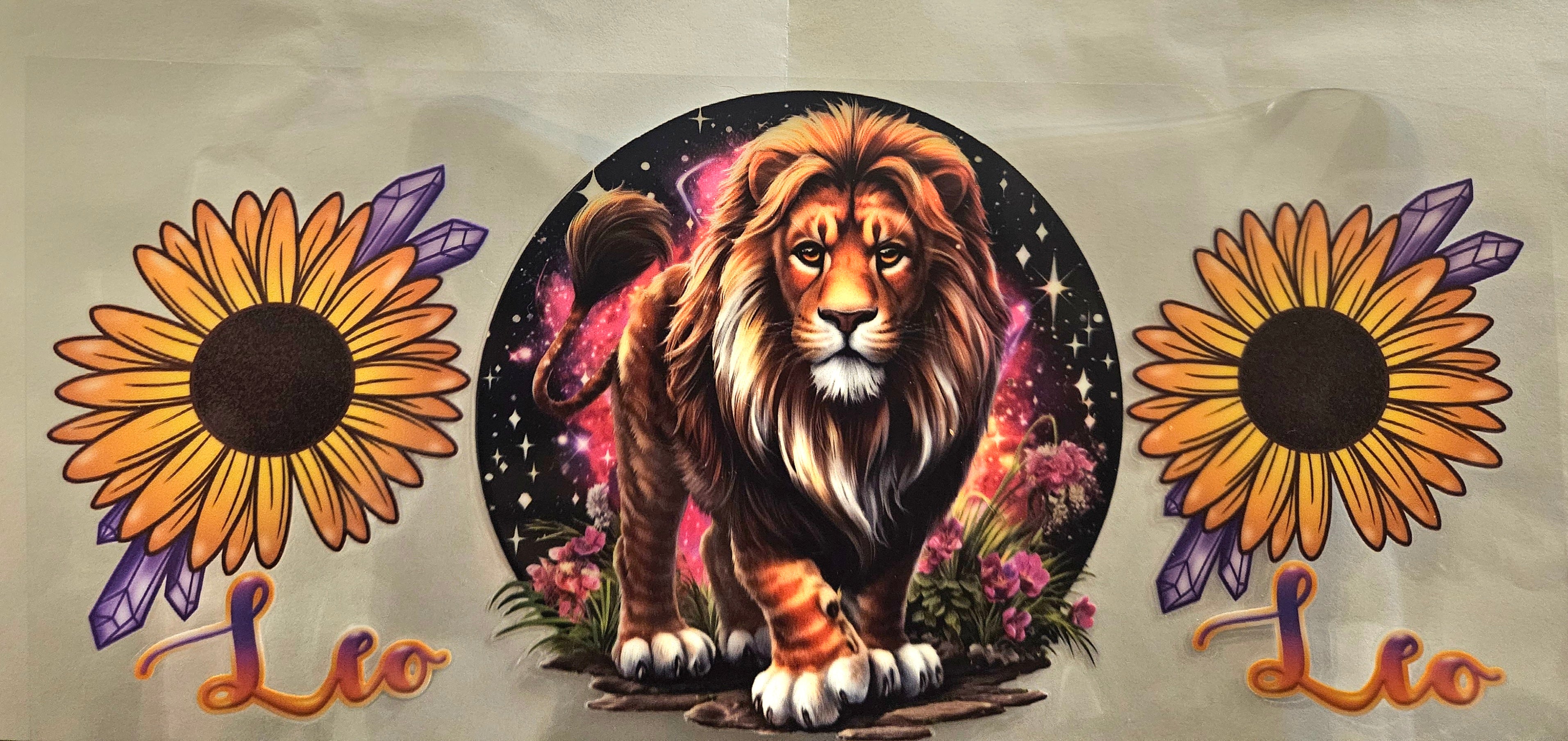 Cup Wrap -Leo Sign