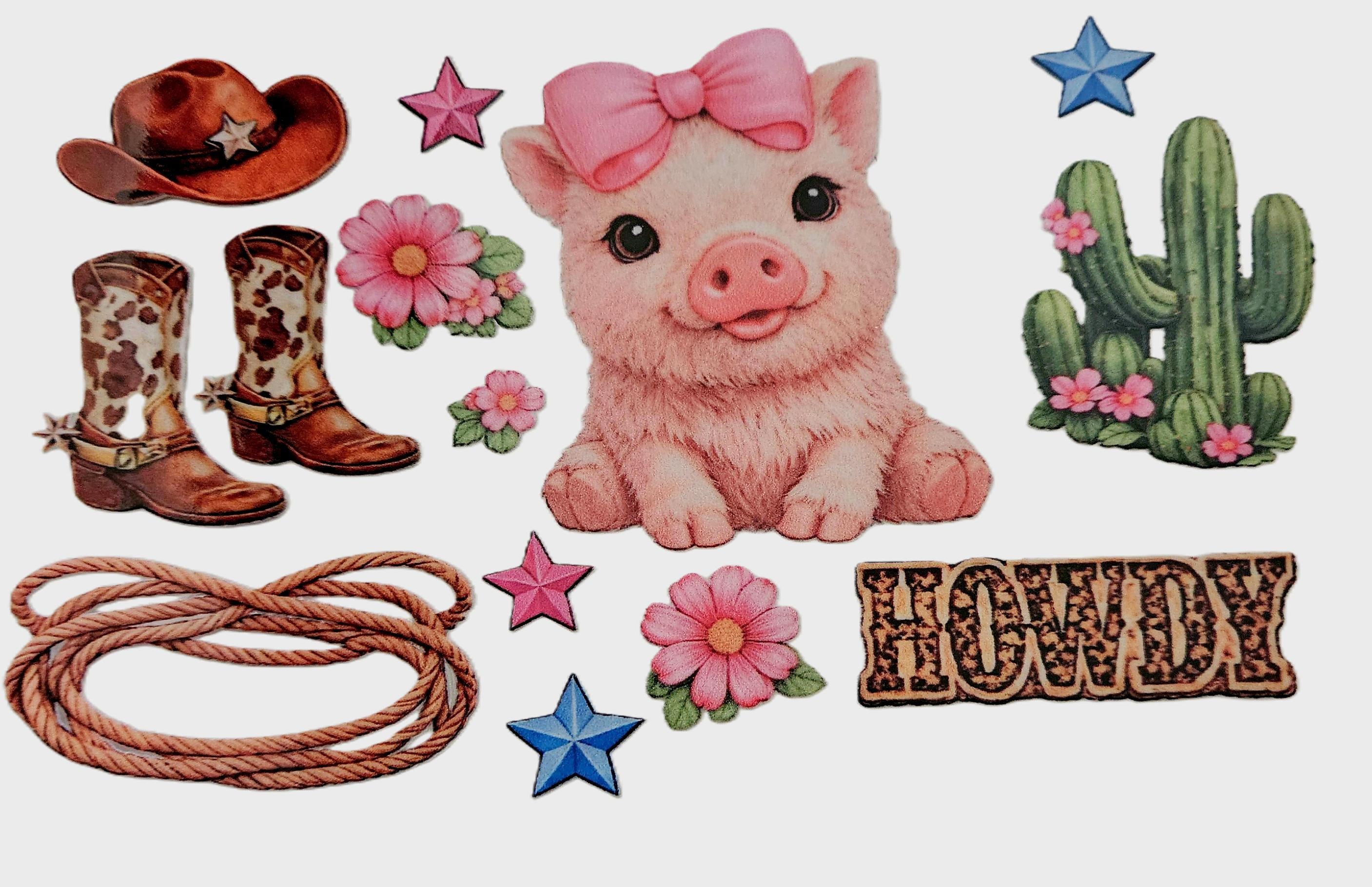 Cup Wrap-Howdy Pig