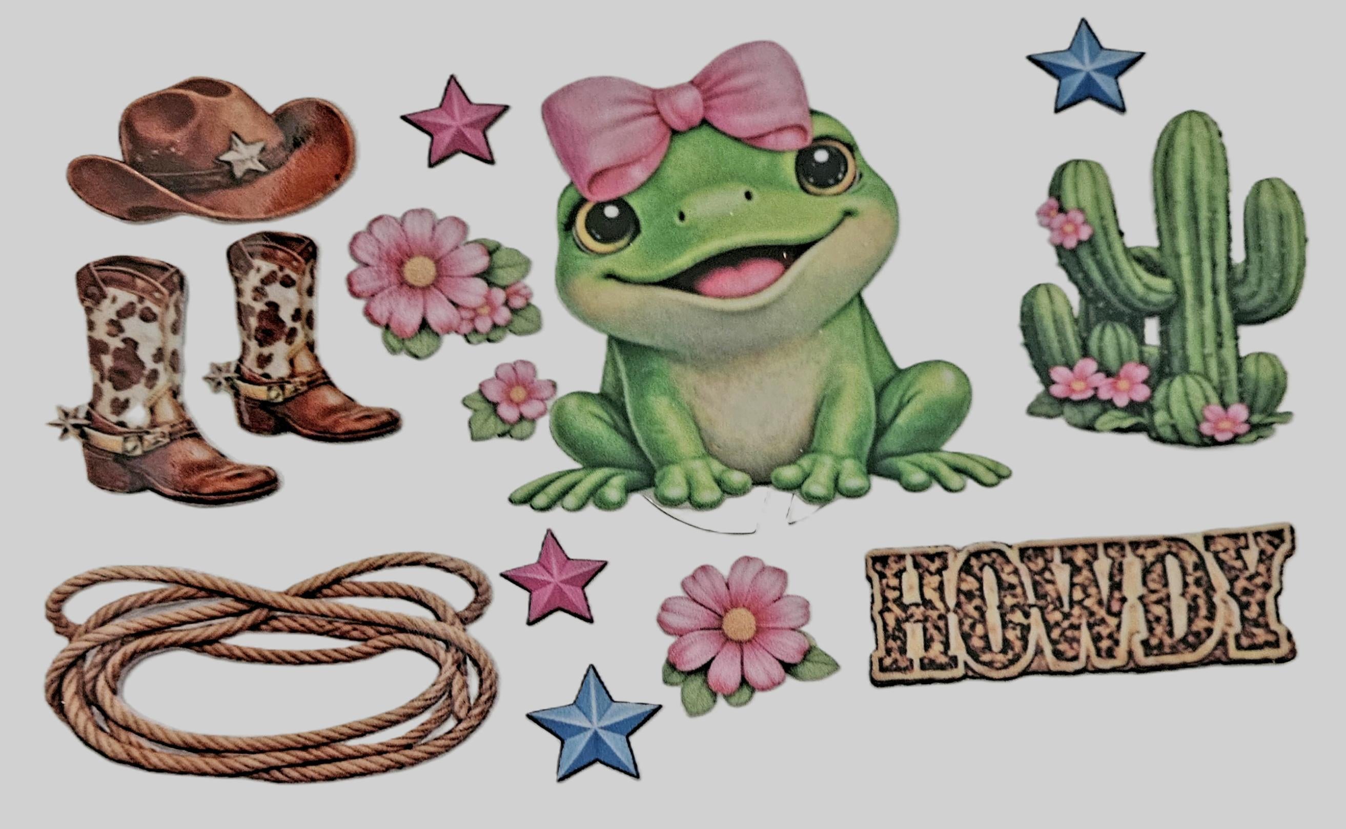 Cup Wrap- Princess Western Frog