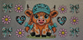 Cup Wrap- Highland Cow