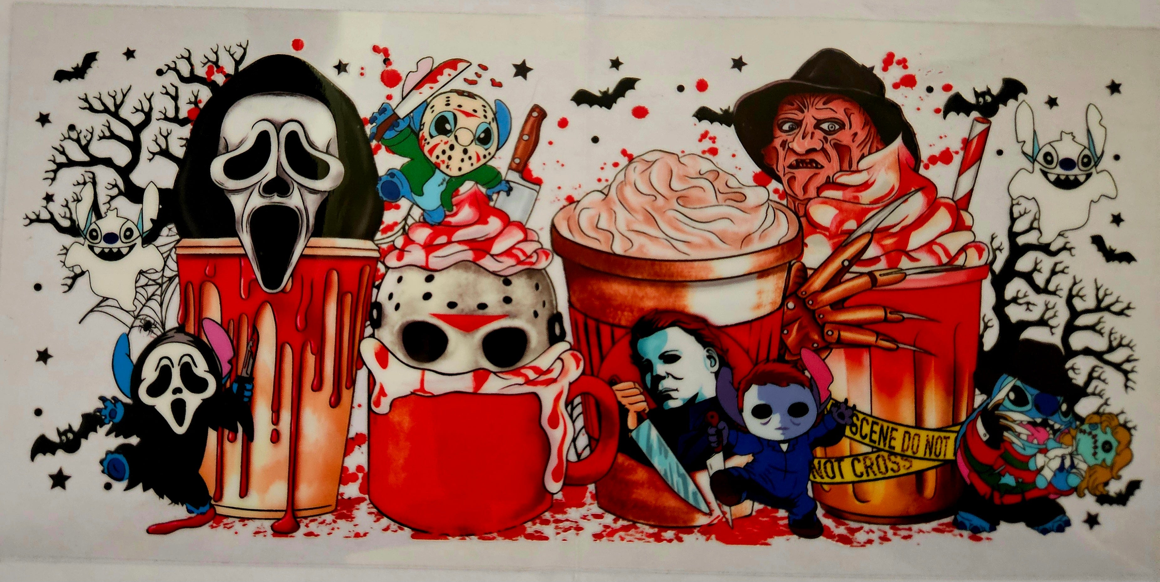 Cup Wrap-Horror Guys Coffees